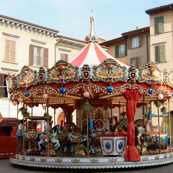 MERRY GO ROUND circus carrousel 8.6MT Park Rides Lamborghini