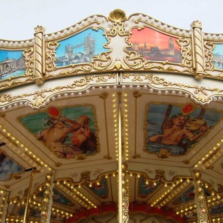 MERRY GO ROUND double deck 10.6MT Park Rides Lamborghini