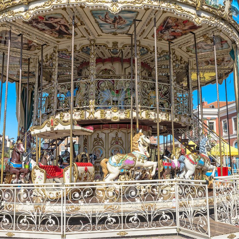 MERRY GO ROUND double deck 10.6MT Park Rides Lamborghini
